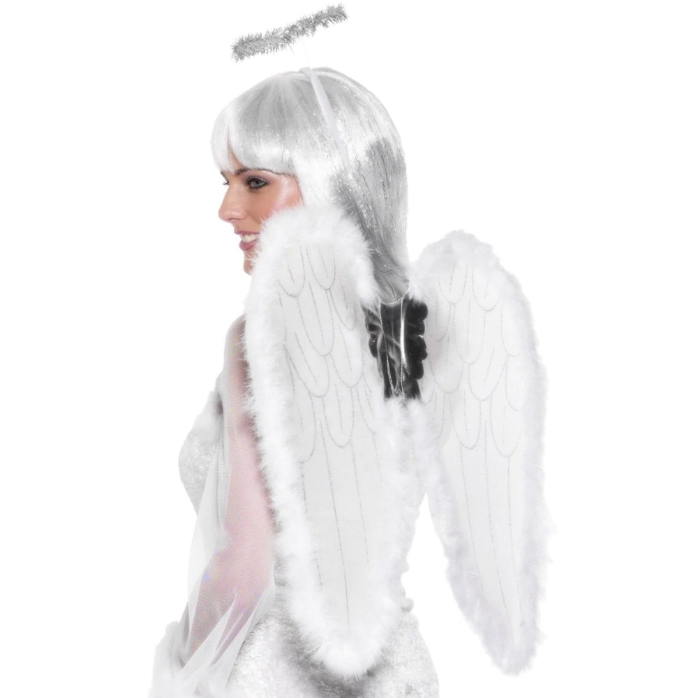 Крылья ангела большие с нимбом